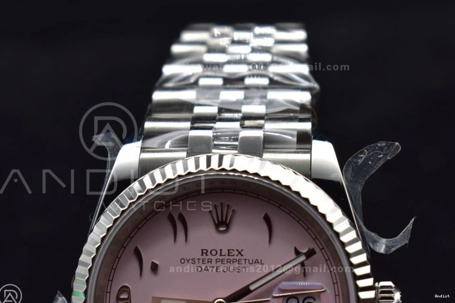 Bracelet SA3235 Dial 36 SS Edition Best DIWF Pink Jubilee DateJust on Steel 904L Arabic 1:1 0325